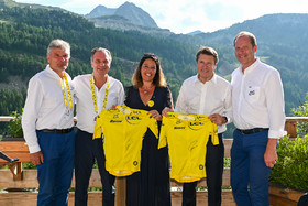 Arrivée de la 19eme étape du Tour de France le 19 juillet 2024, à Isola 2000.