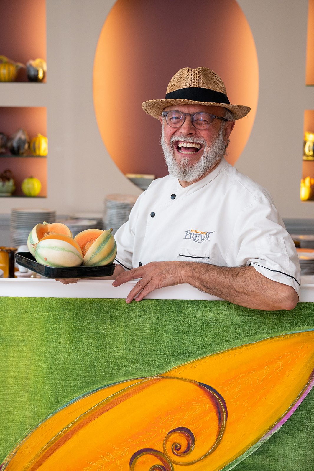 Jean-Jacques Prévôt, chef cuisinier à Cavaillon. le 6 avril 2023. Pour le département 84.