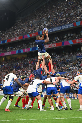 Coupe du monde de rugby à Marseille le 21 septembre 2023, France   Namibie, pour le Conseil Régional Sud.