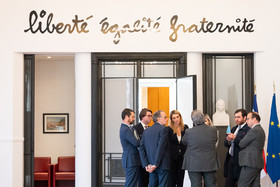 Mairie de Nice. L'équipe de Mr le président de la Région Renaud Muselier.